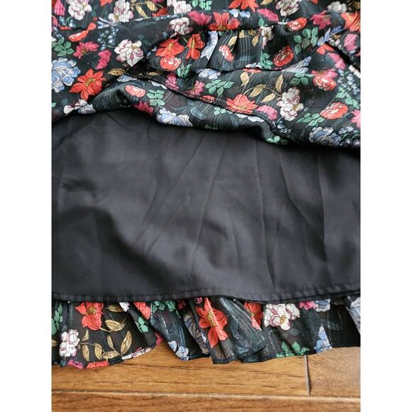 Nanette Lepore Lined Sheath Floral Dress Women's Size 4 Bohemian Peasant - Picture 9 of 10